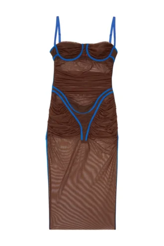 d-haily Transparentes Kleid mit Lingerie-Konturen