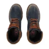d-hammer lace up D-Hammer-Combat-Stiefel aus Denim und Wildleder d-hammer lace up D-Hammer-Combat-Stiefel aus Denim und Wildleder