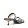 d-havanna kittie D-Havanna Kittie-Mules aus ausgefranstem Denim mit Kristallen d-havanna kittie D-Havanna Kittie-Mules aus ausgefranstem Denim mit Kristallen