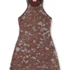 d-ilmy Kleid aus Destroyed-Jersey