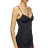 d-inlay-r1 Minikleid aus Nylon mit Tüll-Einsatz