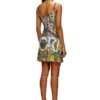 d-jena-dev Kurzes Destroyed-Kleid mit Poster-Print