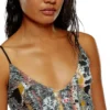 d-jena-dev Kurzes Destroyed-Kleid mit Poster-Print