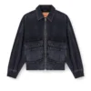 d-kurz Jacke aus Batavia-gewebtem Denim