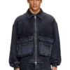 d-kurz Jacke aus Batavia-gewebtem Denim