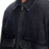 d-kurz Jacke aus Batavia-gewebtem Denim