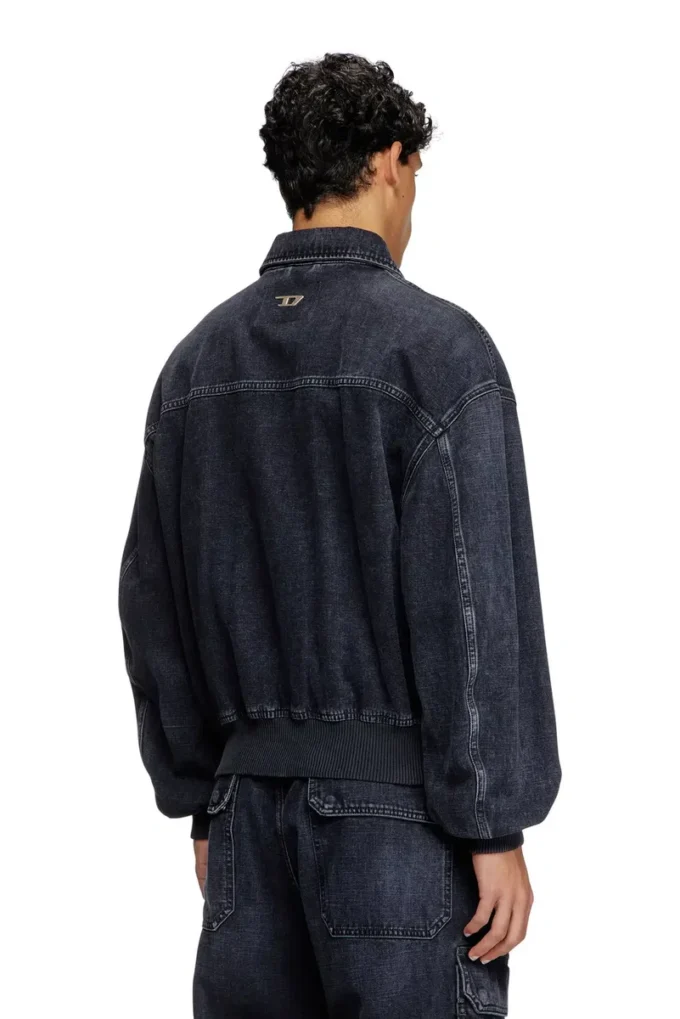 d-kurz Jacke aus Batavia-gewebtem Denim