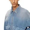 d-kurz Jacke aus farbigem Denim mit Fischgrätenmuster d-kurz Jacke aus farbigem Denim mit Fischgrätenmuster