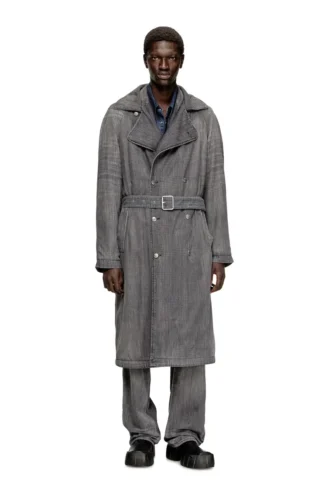 d-matthew-s Trenchcoat aus gemustertem Denim