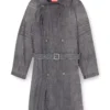 d-matthew-s Trenchcoat aus gemustertem Denim d-matthew-s Trenchcoat aus gemustertem Denim