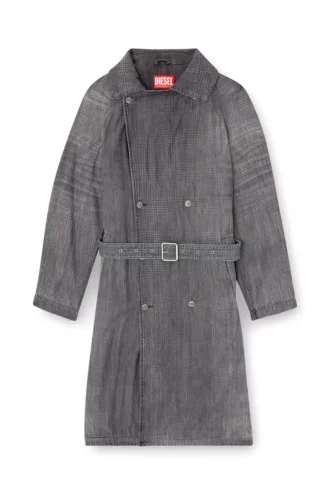 d-matthew-s Trenchcoat aus gemustertem Denim