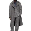 d-matthew-s Trenchcoat aus gemustertem Denim d-matthew-s Trenchcoat aus gemustertem Denim