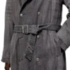 d-matthew-s Trenchcoat aus gemustertem Denim d-matthew-s Trenchcoat aus gemustertem Denim