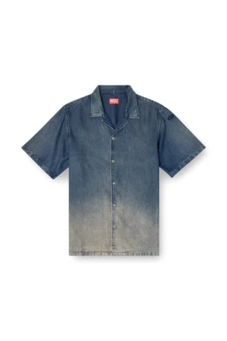 d-nabil-s3 Bowlinghemd aus fließendem Denim mit Farbverlauf