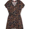 d-ollish Viskosekleid mit Taillengürtel