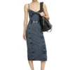 d-ony Midikleid aus Jersey in Denim-Optik d-ony Midikleid aus Jersey in Denim-Optik