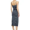 d-ony Midikleid aus Jersey in Denim-Optik d-ony Midikleid aus Jersey in Denim-Optik
