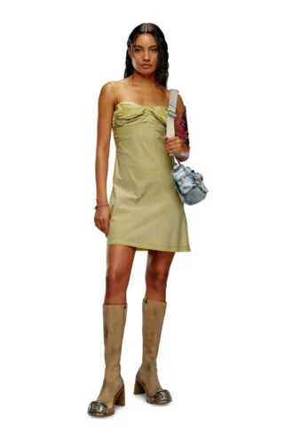 d-ouchy Kurzes Utility-Kleid mit Verwascheneffekten