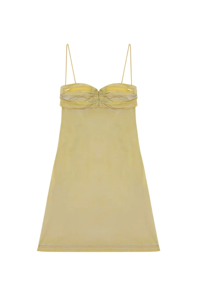 d-ouchy Kurzes Utility-Kleid mit Verwascheneffekten