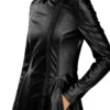 d-ragon Midi-Mantelkleid mit Biker-Details