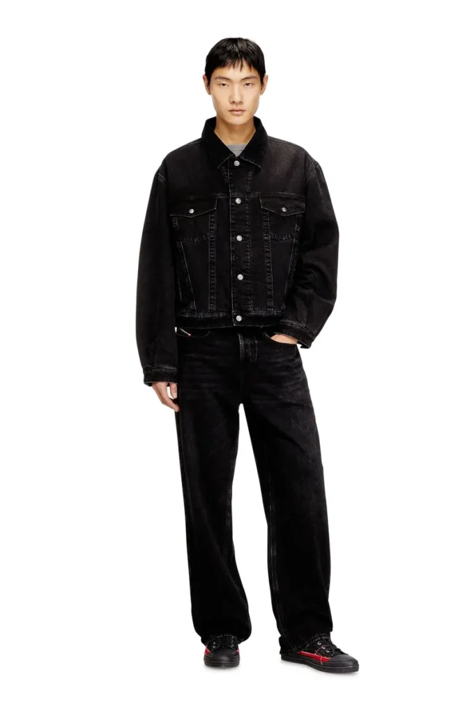 d-ranger-t Gesteppte Truckerjacke aus Denim
