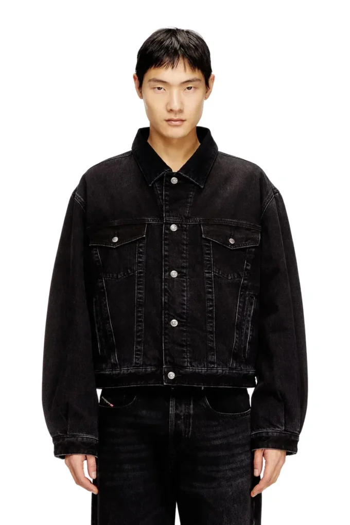 d-ranger-t Gesteppte Truckerjacke aus Denim