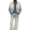 d-ranger Truckerjacke aus Prince-of-Wales-Jacquard-Denim d-ranger Truckerjacke aus Prince-of-Wales-Jacquard-Denim