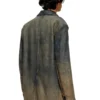 d-reg-s Blazer aus fließendem, meliertem Denim