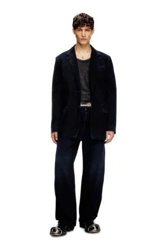 d-reger-d Blazer aus leicht behandeltem Denim