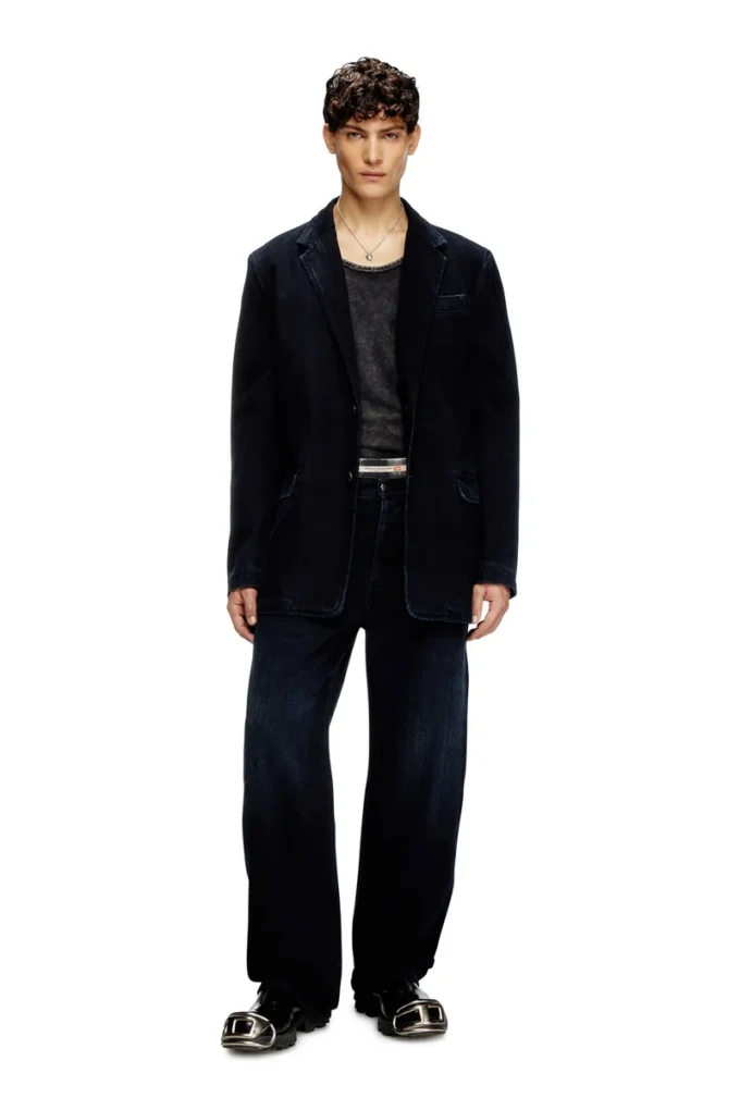 d-reger-d Blazer aus leicht behandeltem Denim d-reger-d Blazer aus leicht behandeltem Denim