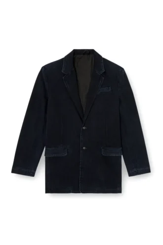d-reger-d Blazer aus leicht behandeltem Denim