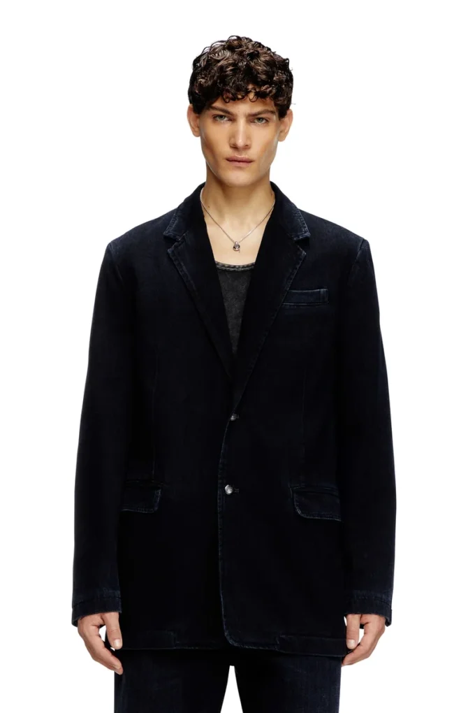 d-reger-d Blazer aus leicht behandeltem Denim d-reger-d Blazer aus leicht behandeltem Denim