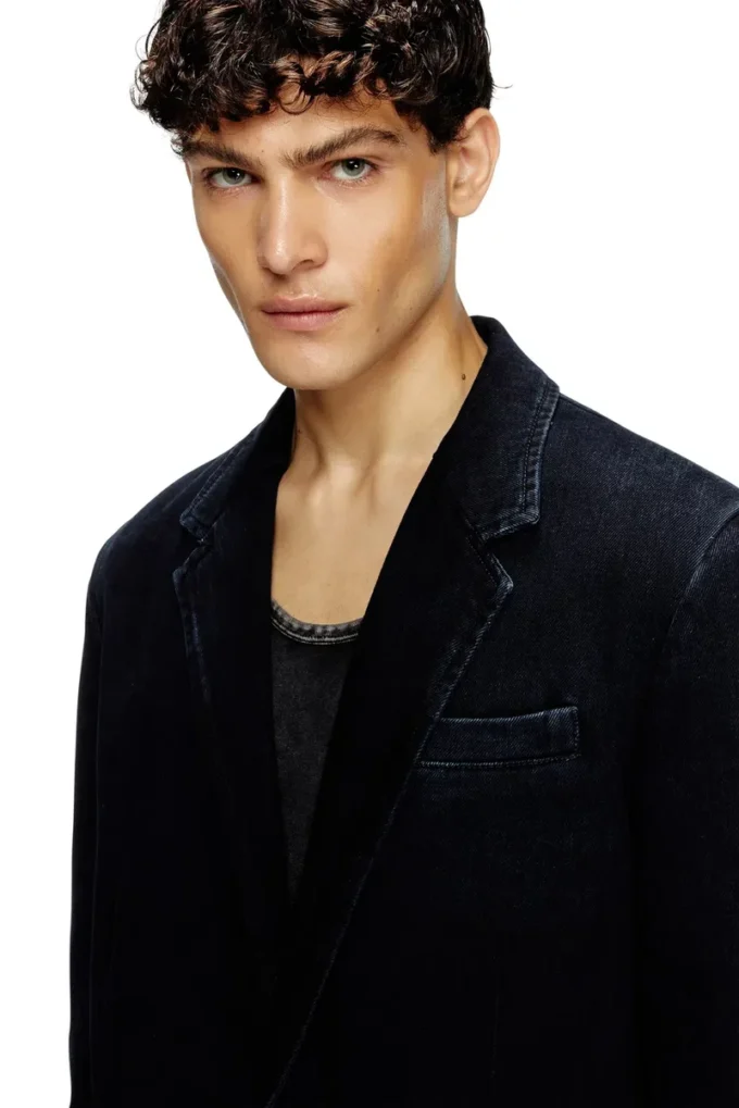 d-reger-d Blazer aus leicht behandeltem Denim d-reger-d Blazer aus leicht behandeltem Denim