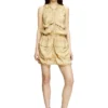d-resden Cargo-Kleid aus behandelter Viskose-Nylon