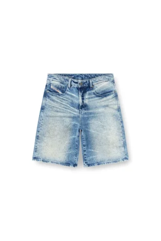 d-rixford-s Jeansshorts mit Songtext-Print