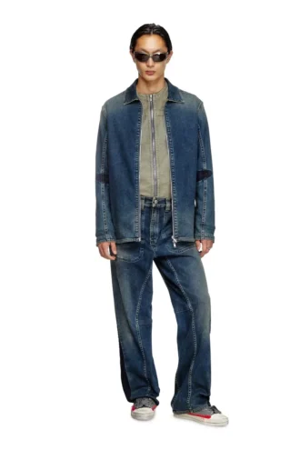 d-simply-re Hemd mit Reißverschluss aus Rehab-Denim