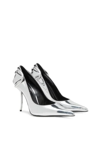 d-ten&half p D-Ten&Half-Metallic Pumps mit geschwungenem Absatz