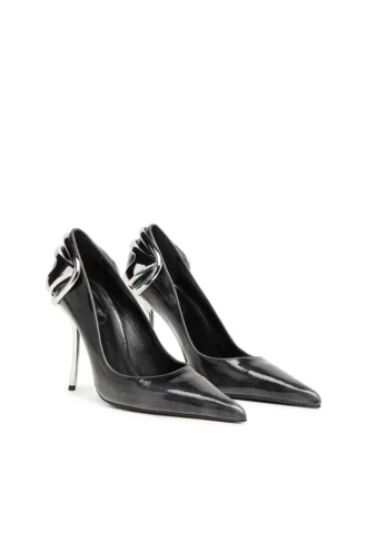 d-ten&half p D-Ten&Half-Pumps aus Lack-Pull-up-Leder