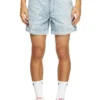d-tenni-s Shorts aus marmoriertem Denim