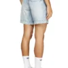 d-tenni-s Shorts aus marmoriertem Denim