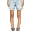 d-tenni-s Shorts aus marmoriertem Denim