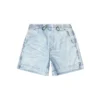 d-tenni-s Shorts aus marmoriertem Denim