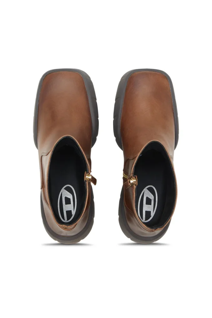 d-tex bt D-Tex-Gummierte Lederstiefeletten mit geteilter Sohle