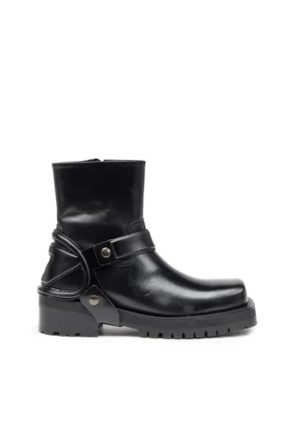 d-texan ch D-Texan-Harness Stiefel aus poliertem Leder