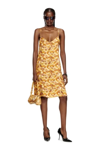 d-ulcet Minikleid aus Viskose mit Allover-Print