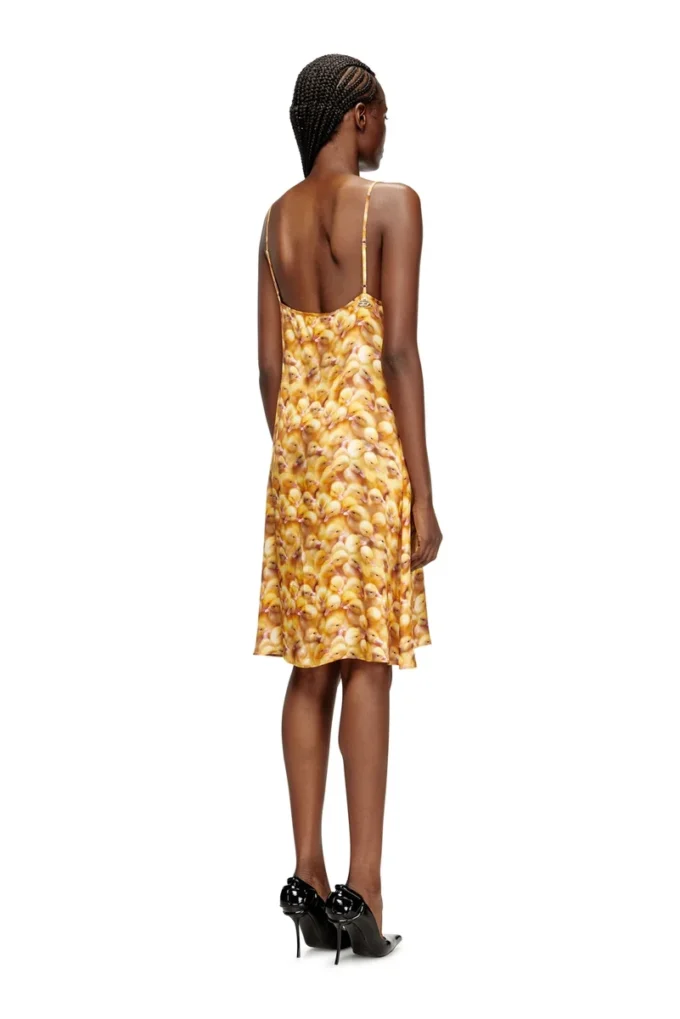 d-ulcet Minikleid aus Viskose mit Allover-Print