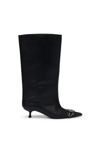 d-venus 40 kb tube D-Venus-Kniehohe Stiefel aus geöltem Leder