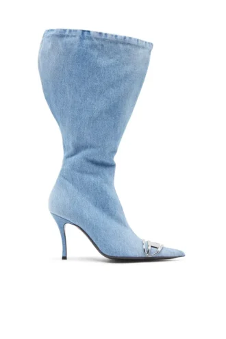 d-venus kb large D-Venus-Wide kniehohe Stiefel aus Denim