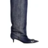 d-venus kb slouchy D-Venus-Slouchy kniehoher Stiefel aus Denim d-venus kb slouchy D-Venus-Slouchy kniehoher Stiefel aus Denim