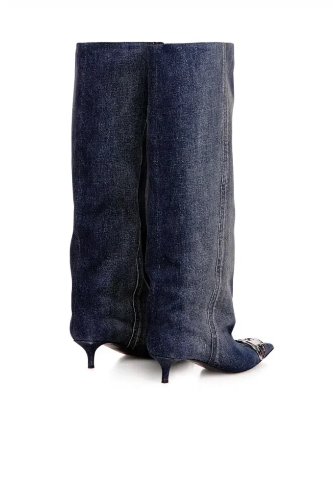d-venus kb slouchy D-Venus-Slouchy kniehoher Stiefel aus Denim d-venus kb slouchy D-Venus-Slouchy kniehoher Stiefel aus Denim